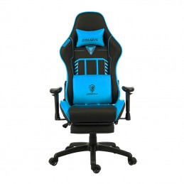 DOWINX LS6670 GAMING CHAIR WITH MASSAGE FUNCTION AND BLUE FOOTREST