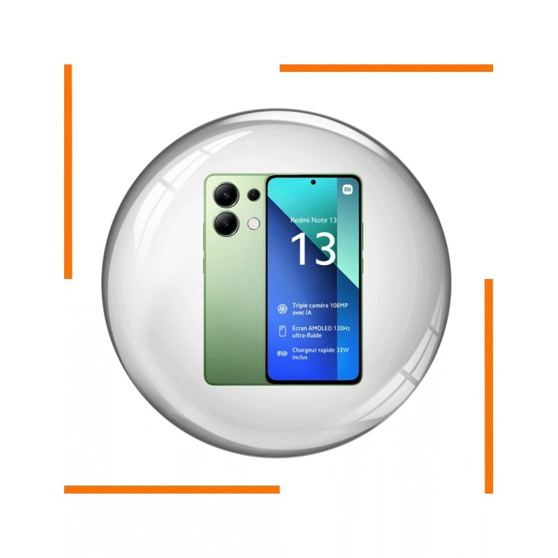 SMARTPHONE XIAOMI REDMI NOTE 13 8GO 128GO VERT au meilleur prix chez V