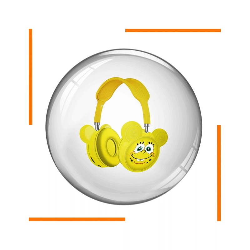 CASQUE KIDS BLUETOOTH B09 JAUNE au meilleur prix chez Vimoul