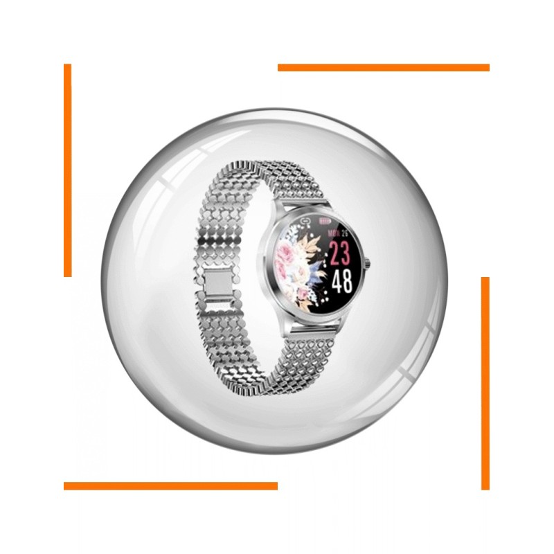 SMART WATCH REZMAY LW07 SILVER au meilleur prix chez Vimoul