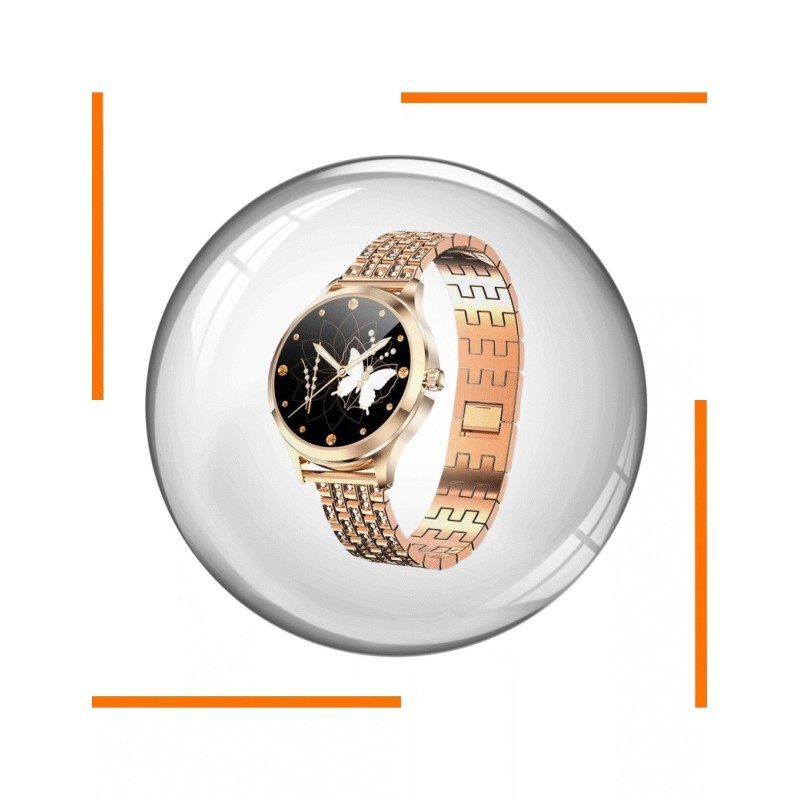 SMART WATCH REZMAY LW07 GOLD au meilleur prix chez Vimoul