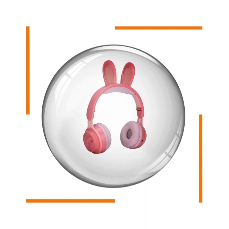 CASQUE KIDS BLUETOOTH KT-56 ROSE au meilleur prix chez Vimoul