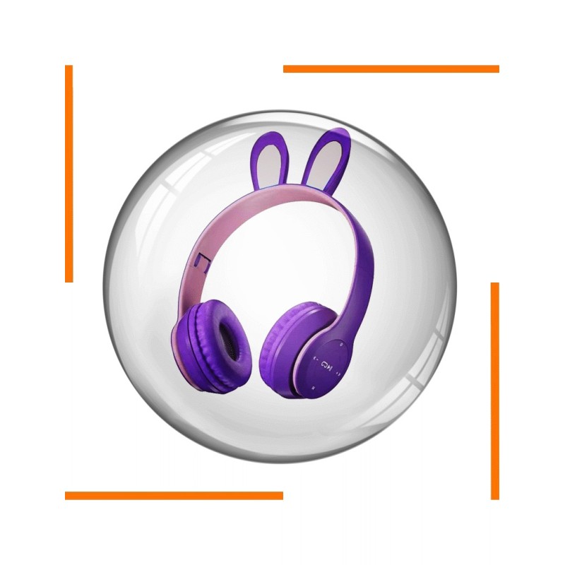 CASQUE KIDS BLUETOOTH B12 VIOLET au meilleur prix chez Vimoul