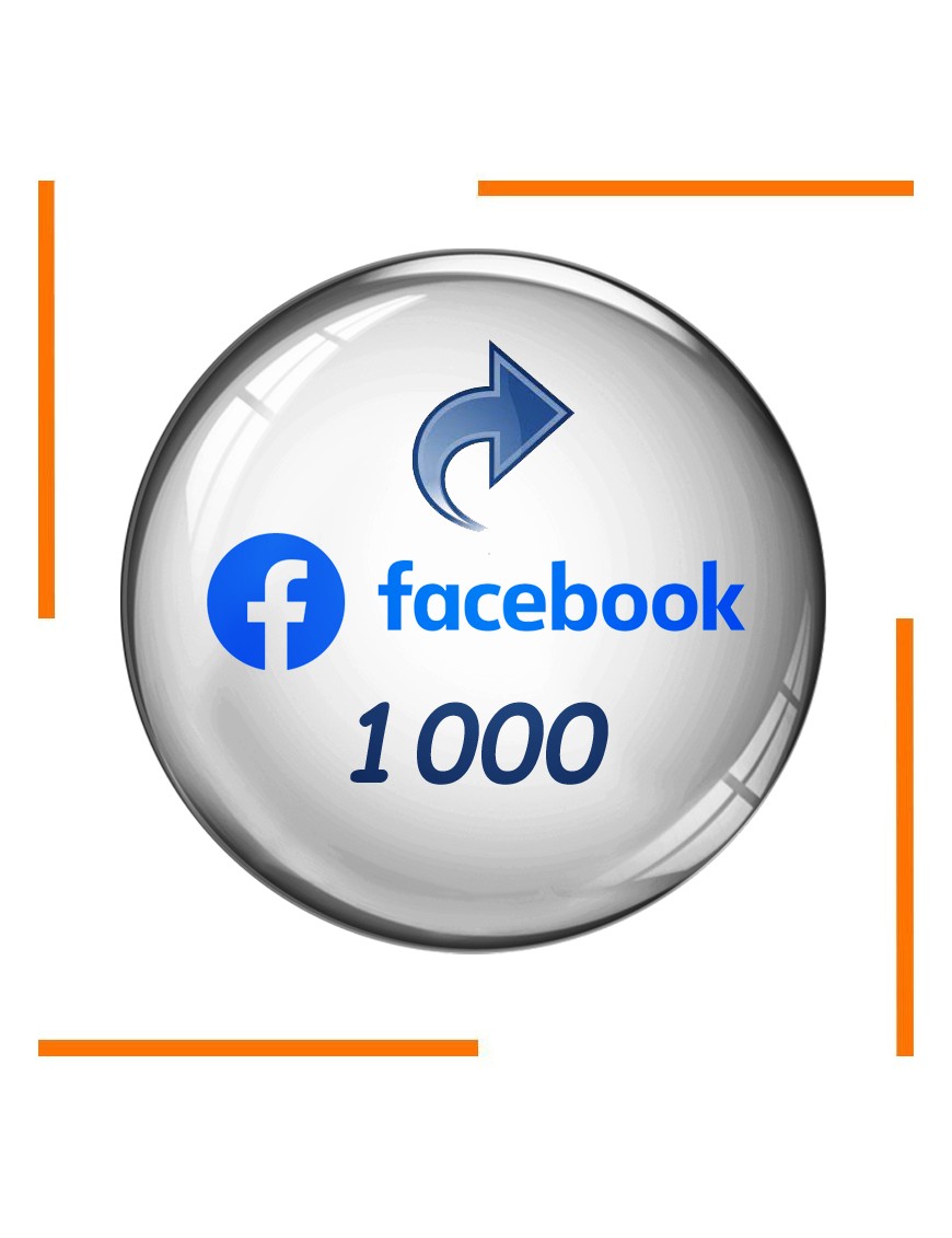1000 نشر Facebook