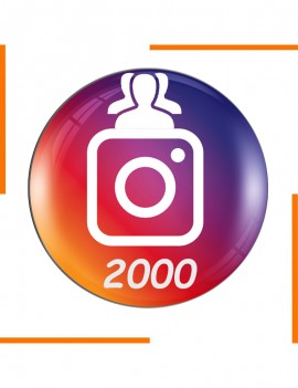 2000 متابع Instagram